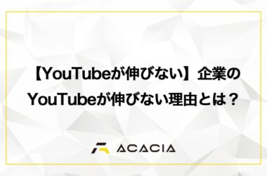 【YouTubeが伸びない】企業のYouTubeが伸びない理由とは？6つの原因と伸ばすための対策をお伝えします