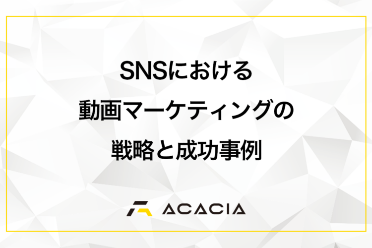 SNSにおける動画マーケティングの成功戦略！具体的な手順と事例を紹介