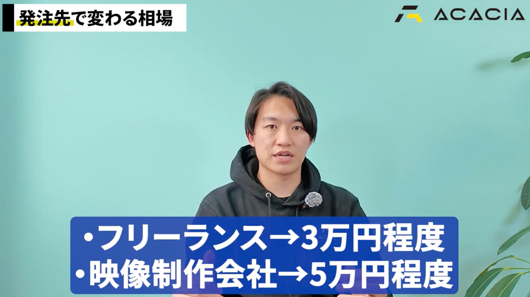 依頼先別の費用相場（1本あたり）